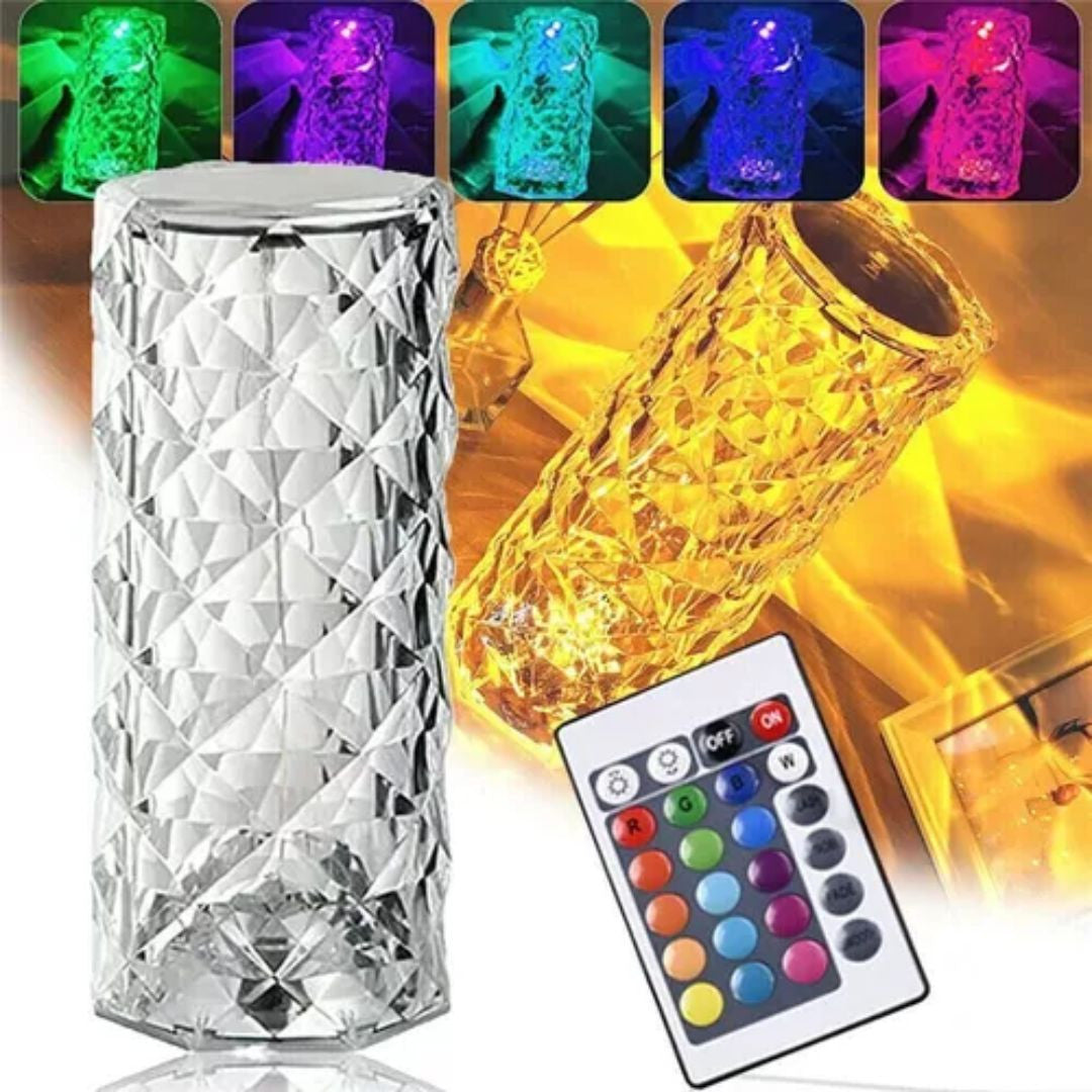 Lámpara de Mesa Tipo Diamante