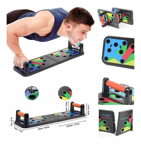 Tabla Push Up con Bandas Elásticas
