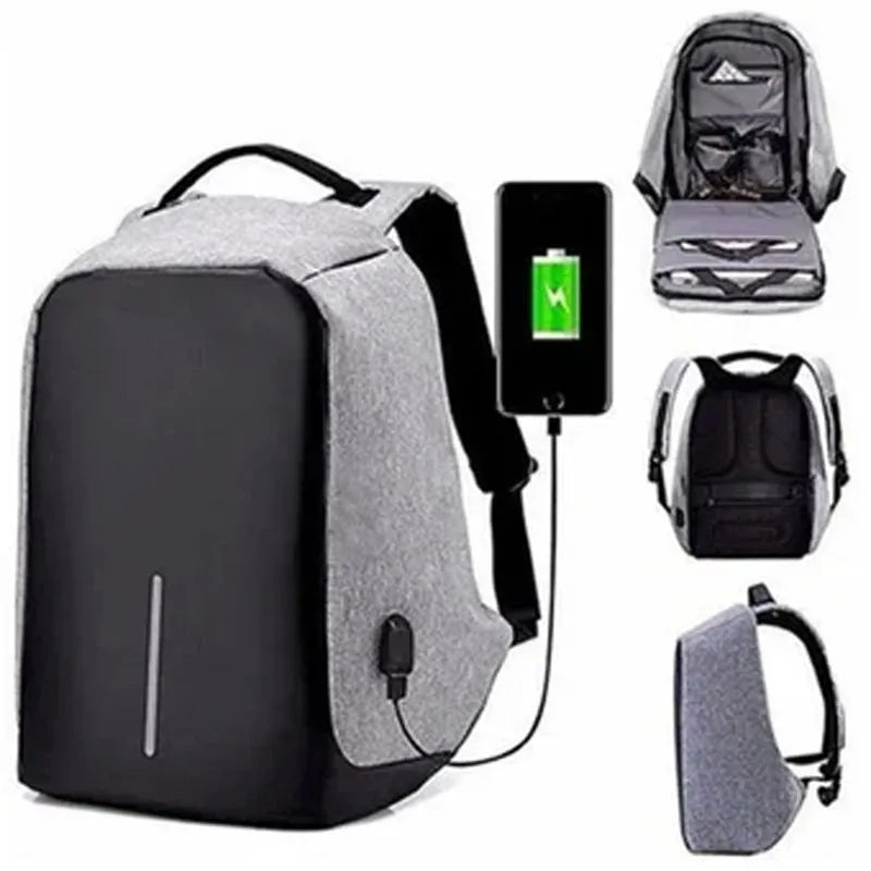 Mochila Antirrobo con Puerto USB y Salida para Audífonos